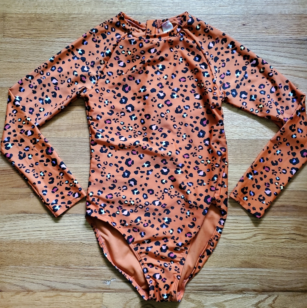 Long sleeve swimsuit size 14